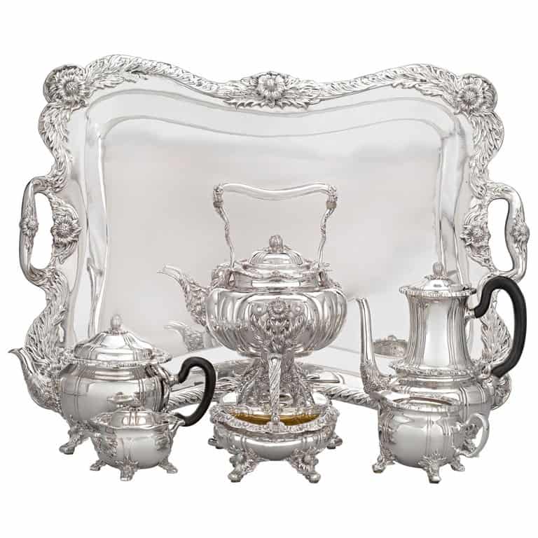 Tiffany Silver tea set on consignment